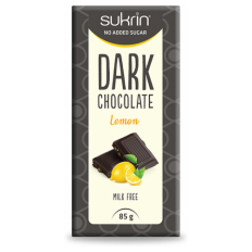Sukrin Temna čokolada z limono 85 g
