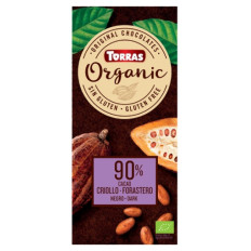 Torras Bio temna čokolada z 90% kakava 100 g