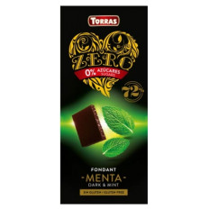 Slika izdelka: Torras temna čokolada s sladilom in mandlji 150 g